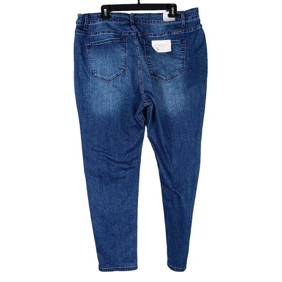 NWT KanCan Kurvy Ultra High Rise Skinny Ankle Jeans Size 36 - Picture 4 of 6